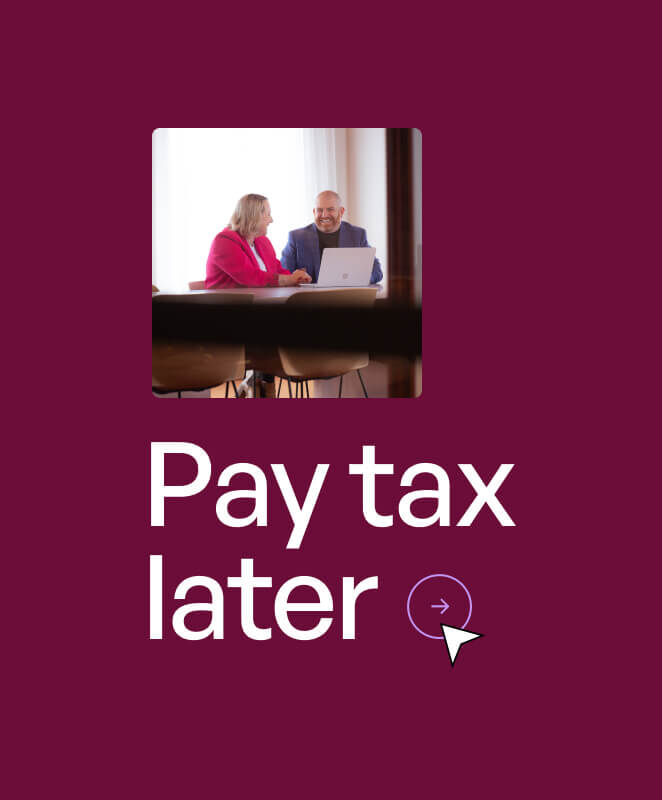 DC mock up Tax Traders pay later graphic