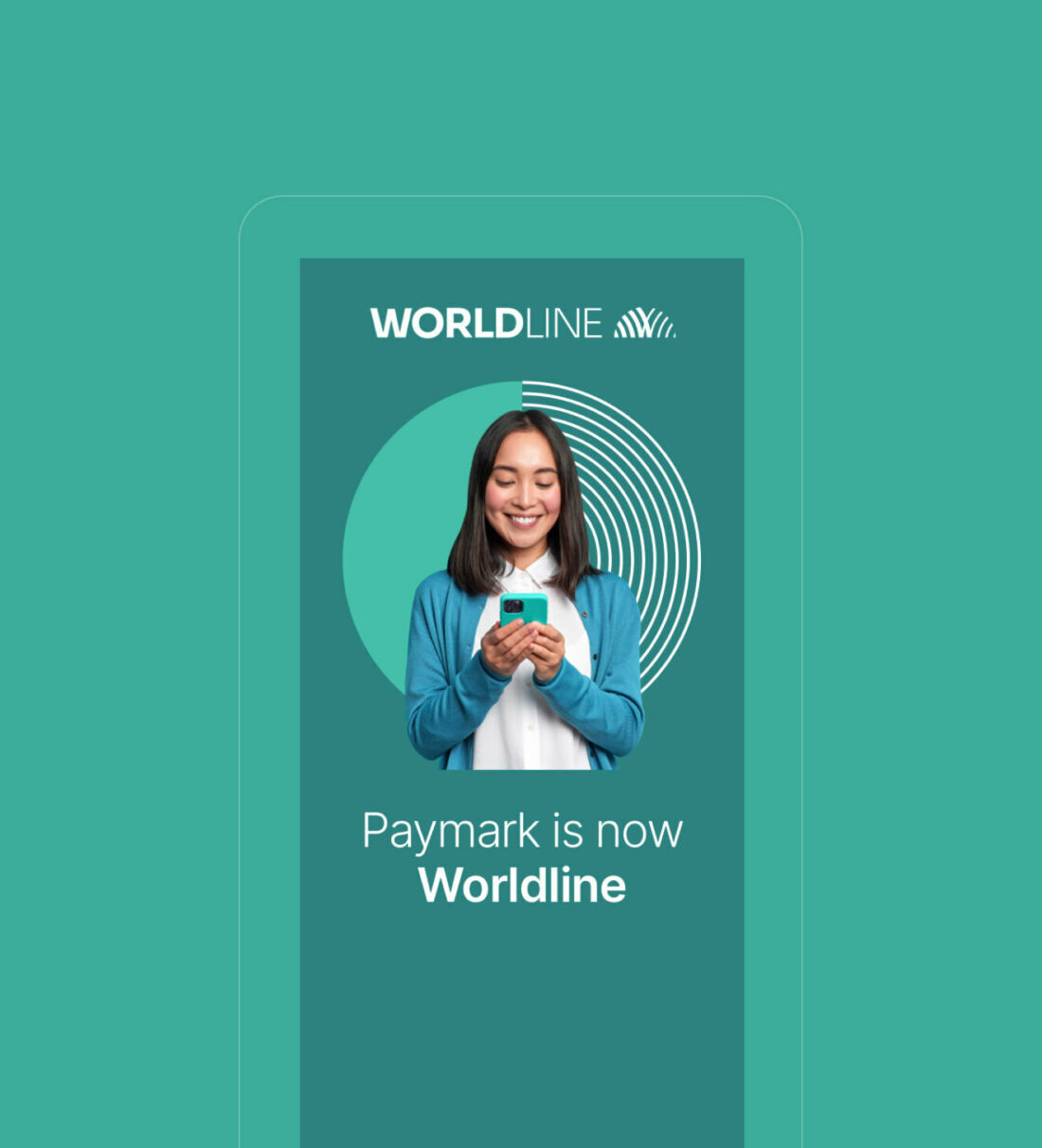 Worldline Case Study mockup UI screen